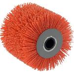 Brosse nylon fil abrasif rouge pour REX120C et REX200 - FARTOOLS - metal-plastic - garantie 2 ans