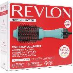 Seche-cheveux Brosse sechante volumisante REVLON Teal Blue - Technologie ionique - 2 vitesses. 3 niveaux de chaleur