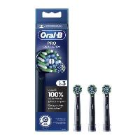 Brossette Brossettes pour brosse a dents Oral-B Pro Cross Action Noire - 3 unités