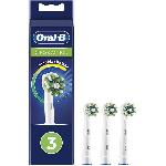 Brossette Brossette CrossAction ORAL-B - Technologie CleanMaximiser - Lot de 3