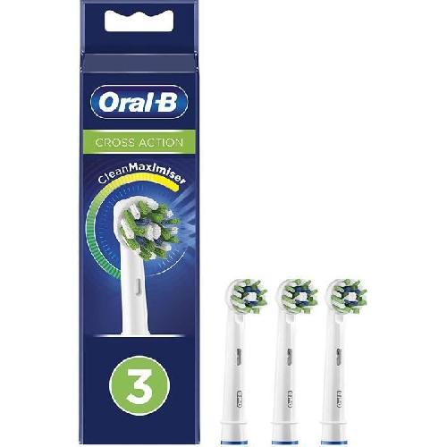 Brossette Brossette CrossAction ORAL-B - Technologie CleanMaximiser - Lot de 3