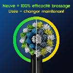 Brossette Brossette ORAL-B - Cross Action - pour brosse a dent électrique - pack de 4