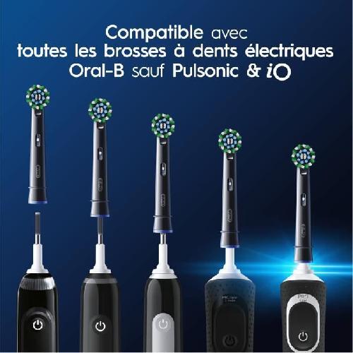 Brossette Brossette ORAL-B - Cross Action - pour brosse a dent électrique - pack de 4