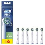 Brossette Brossette ORAL-B - Cross Action - pour brosse a dent électrique - pack de 6