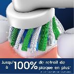 Brossette Brossette ORAL-B - Cross Action - pour brosse a dent électrique - pack de 6