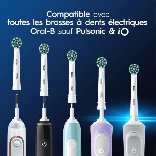 Brossette Brossette ORAL-B - Cross Action - pour brosse a dent électrique - pack de 6