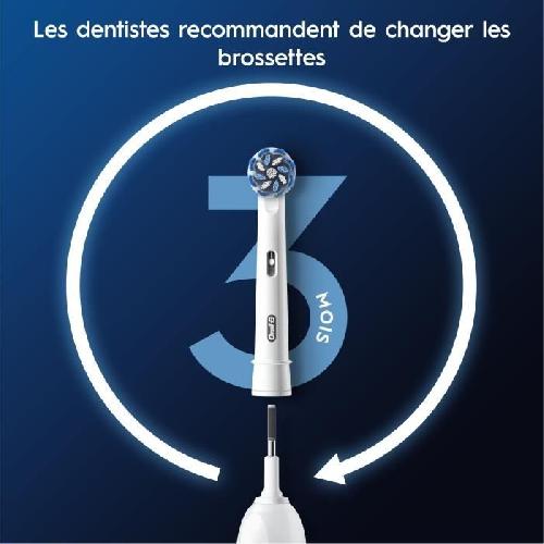 Brossette Brossette ORAL-B - Pack de 6 brossettes - Sensitive Clean - Pour brosse a dent electrique