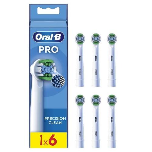 Brossette Brossette ORAL-B - Precision Clean - pour brosse a dent électrique - pack de 6