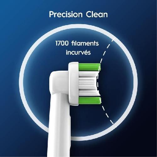 Brossette Brossette ORAL-B - Precision Clean - pour brosse a dent électrique - pack de 6