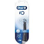 Brossette Brossettes de Rechange Oral-B iO Ultimate Clean - Pack de 2 - Elimination de la plaque dentaire - Noir