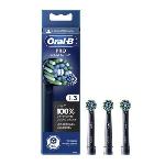 Brossettes pour brosse a dents Oral-B Pro Cross Action Noire - 3 unités