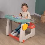 Table Activite - Jouet D'activite Bureau Petit Ecolier - Smoby - 80 Accessoires Inclus - Vert - 63 X 69 X 58 - Des 3 ans