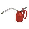 Burette D'huile Burette en metal avec pompe en cuivre 118ml -rouge-