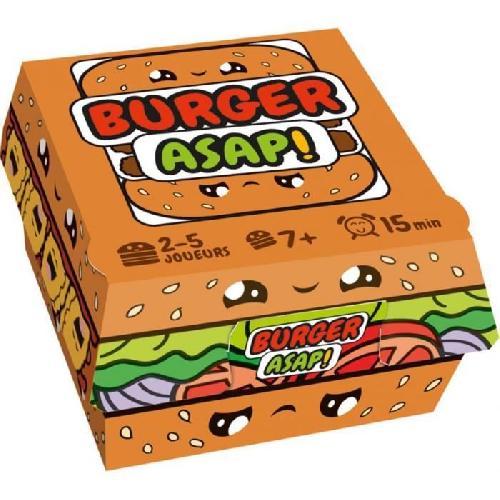 Jeu De Societe - Jeu De Plateau Burger ASAP - Asmodee - Jeu de rapidite - Des 7ans