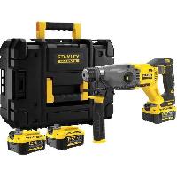 Burineur - Perforateur Perforateur Brushless SDS Plus 18V Stanley FatMax - 2 Joules - 2 Batteries 4.0Ah - 3 Modes de Travail