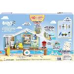 Figurine Miniature - Personnage Miniature Cabane de Plage de Bluey - BLUEY - Set de jeu avec figurine exclusive et plus de 10 accessoires