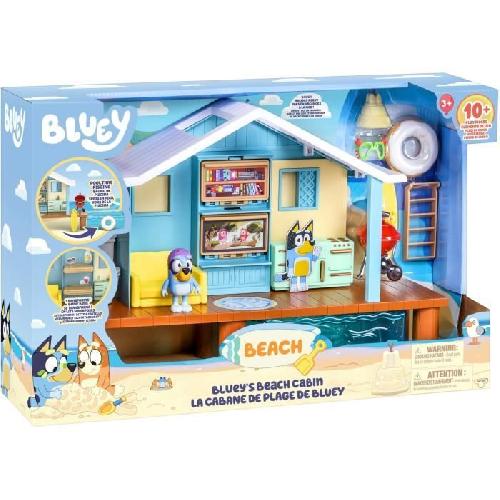 Figurine Miniature - Personnage Miniature Cabane de Plage de Bluey - BLUEY - Set de jeu avec figurine exclusive et plus de 10 accessoires