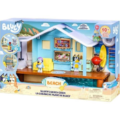 Figurine Miniature - Personnage Miniature Cabane de Plage de Bluey - BLUEY - Set de jeu avec figurine exclusive et plus de 10 accessoires