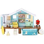 Figurine Miniature - Personnage Miniature Cabane de Plage de Bluey - BLUEY - Set de jeu avec figurine exclusive et plus de 10 accessoires