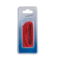 Cablage Cable Alimentation 1mm2 - 5m rouge