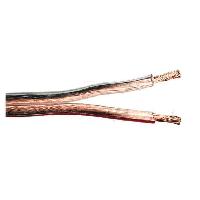 Cablage Cable de haut parleurs 2x2.5mm2 - 10m - CCA - Transparent