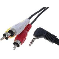Cablage Cable Jack 3.5mm 4pin RCA 3prise 1.5m