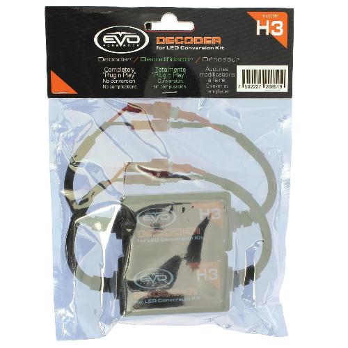 Ampoules H3 12V Cablage compatible avec kit de conversion LED HID EV93831 H3 - EvoFormance