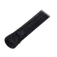 Cablage Gaine pour cable flexible avec fermeture eclair noir L 1m - 20mm