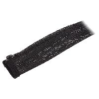 Cablage Gaine pour cable flexible avec fermeture eclair noir L 1m - 35mm