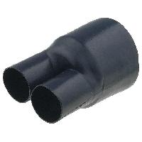 Cablage Gaine Thermo Retractable 33mm-9.4mm noir polyolefine