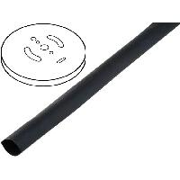 Cablage Rouleau Gaine Thermo Retractable avec colle 6.4mm-3.2mm noir polyolefine 75m