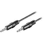 Cable 1.5m Jack 3.5mm 3pin Diametre du fil 4mm