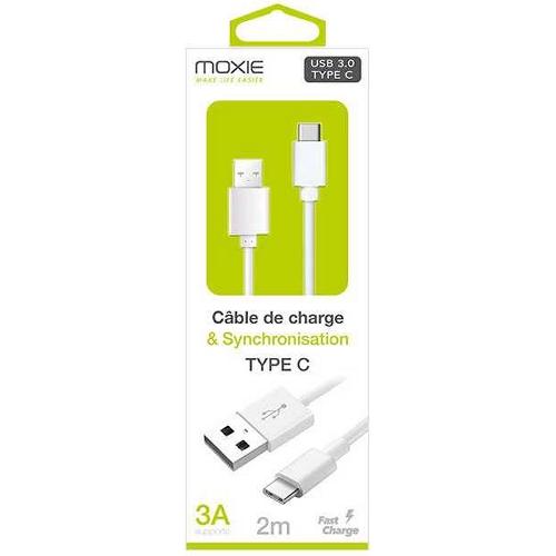 Cable - Connectique Telephone Cable 2m Type-C - Moxie