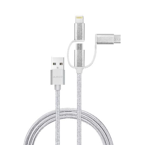 Cable - Connectique Telephone cable 3en1 mic.usb Apple USB-C - Auto-t