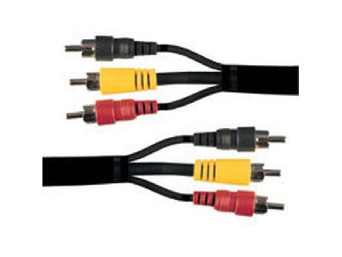 Cable - Connectique Tv - Video - Son Cable 3x RCA Audio Video Male 3m