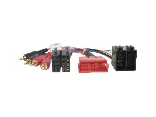 Fiche ISO Audi Cable adaptateur autoradio 20 pin Mini ISO RCA compatible avec Audi - RAH3221