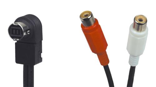 Adaptateur Aux Autoradio Cable adaptateur AUX compatible avec MP3 compatible avec JVC et Alpine