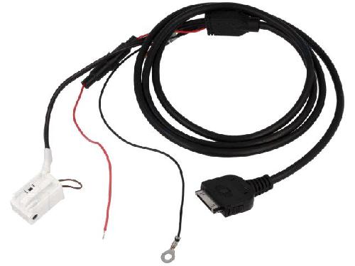 Adaptateur Aux Autoradio Cable Adaptateur AUX iPod compatible avec Mercedes A B C CLK GL M R S SL