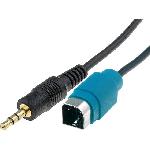 Cable Adaptateur AUX Jack compatible avec autoradio Alpine