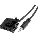 Cable Adaptateur AUX Jack compatible avec Seat Altea Leon Toledo Skoda Octavia VW Caddy Golf Passat Touran