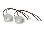 Cable installation haut-parleurs Roger Cable adaptateur haut-parleur compatible avec Ford CMax Fiesta Ford SMax x2 03-22 - voir liste