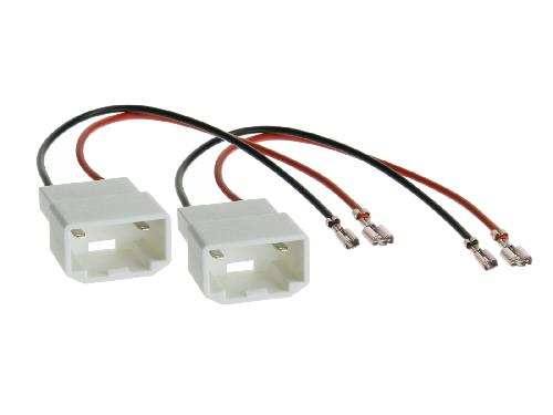Cable installation haut-parleurs Roger Cable adaptateur haut-parleur compatible avec Ford CMax Fiesta Ford SMax x2