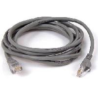 Cable - Adaptateur Reseau - Telephonie Cable Reseau RJ45 Blinde Droit - Categorie 5e - 0.5m