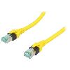 Cable - Adaptateur Reseau - Telephonie Cable reseau RJ45 male S-FTP Cat 6 jaune - 1.5m