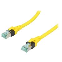 Cable - Adaptateur Reseau - Telephonie Cable reseau RJ45 male S-FTP Cat 6 jaune - 1.5m