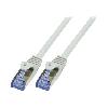 Cable - Adaptateur Reseau - Telephonie Cable reseau RJ45 male S-FTP Cat.6a gris - 1.5m