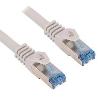 Cable - Adaptateur Reseau - Telephonie Cable reseau RJ45 male S-FTP Cat.6a gris - 1.5m Cable - Adaptateur Reseau - Telephonie Cable reseau RJ45 male S-FTP Cat.6a gris - 1.5m