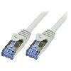 Cable - Adaptateur Reseau - Telephonie Cable reseau RJ45 male S-FTP Cat.6a gris - 2m