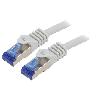 Cable - Adaptateur Reseau - Telephonie Cable reseau RJ45 male S-FTP Cat.6a gris - 3m