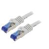Cable - Adaptateur Reseau - Telephonie Cable reseau RJ45 male S-FTP Cat 6a gris - 5m